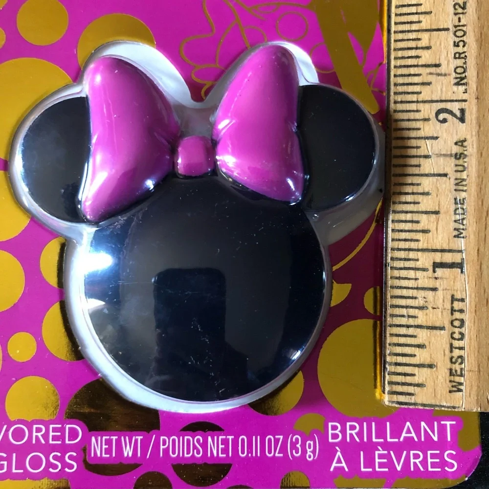 Set of 3 Disney Minnie Mouse 0.11 oz Watermelon Flavored Lip Gloss - Picture 7 of 8